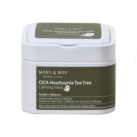 Mary & May CICA Houttuynia Tea Tree Calming Mask 30 maschere 400g
